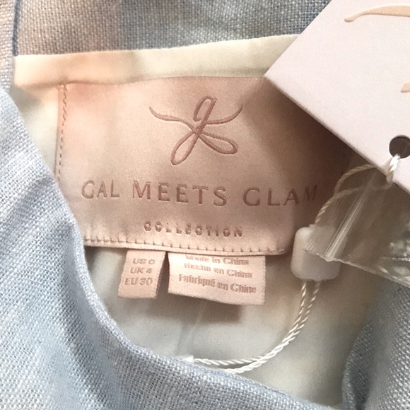 NWT Gal Meets Glam Striped Linen blend mid… - Picture 6 of 6